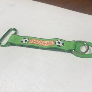 5/$30 Soccer rocks! Keychain